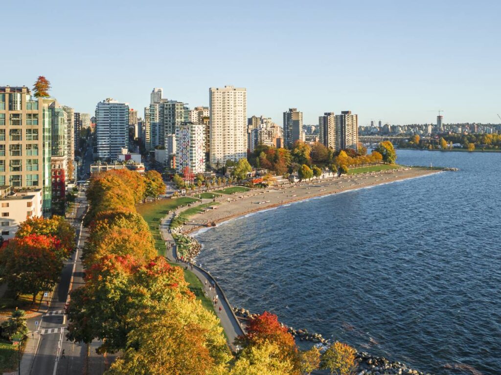 English Bay en Vancouver